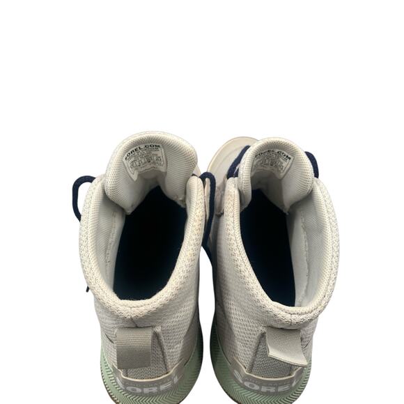 Sorel Womens Gray Out N About III Full Grain Leather Upper Mid Top Sneakers 8.5 - Picture 10 of 11